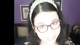 Marvelous lil shemale DaniTheCutie holds a thick sex toy in her constricted booty this Christmas