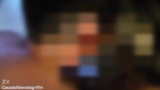 I made the cuckold suck my lover's shlong.