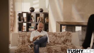 TUSHY Ariana Marie And Marley Brinx 1st Anal Trio