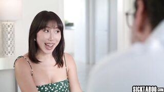 Large booty Oriental teen lastly fulfilled her want and enjoyed hardcore anal-act of love