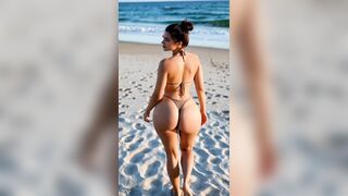 Giant butt thick angels walking - compilation 6 [AI]