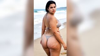 Giant butt thick angels walking - compilation 6 [AI]