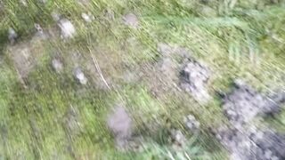 Homo Oriental twink Jon Arteen wanks outdoor winter risky, ruined climax, large jizz flow cleans jizz haunch