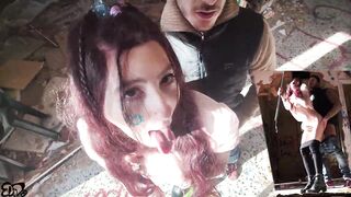 PornoVLOG - Italian Amateur Doggy Style in Abandoned Location