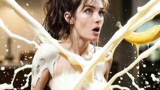 Banana Rain Cums When That babe Bites (AI generated)