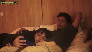 Watching Netflix with my stepsister and I couldn't aid but put my dong in her throat (we nearly got caught)