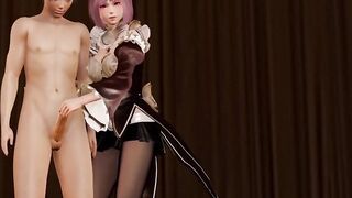 Manga Gal Mei Porn Animation - Have a fun Tugjob Giant Knob Jerking off, Fellatio on the Floor, and Gloryhole Deepthroat Cum On Face In Chick Choose two