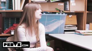 This babe Stole Pants, but This babe Won't Be Wearing Everything When the Security Guard Catches Her