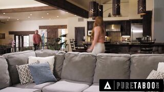 PURE TABOO eighteen yo Babysitter Khloe Kapri Enticed & Banged By Pervy Married Pair! With Sophia Locke