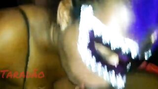Wicked ebony hotty giving a great oral-sex
