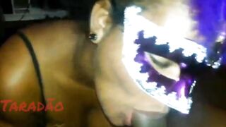 Wicked ebony hotty giving a great oral-sex