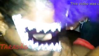 Wicked ebony hotty giving a great oral-sex