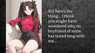 Rin Tohsaka feminizes u into her tractable sissy and trains u to take jocks (joi cei)