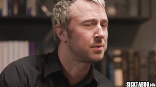 Excited hottie and large weenie man enjoyed coarse trio sex