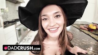 “Don't U Like My Halloween Suit, Step Dad?” Fantastic Sera Ryder Gets Her Flawless Cunt Stretched To the Max