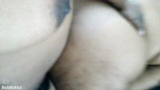 POV penetration teaser with ebony lesbian babes