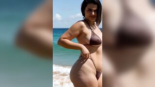 Biggest butt thick gals walking - compilation 7 [AI]