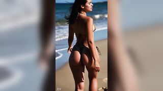 Biggest butt thick gals walking - compilation 7 [AI]