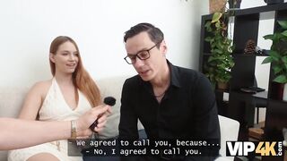 VIP4K. Soaked retribution to her spouse. Sexy sex with Leya Desantis