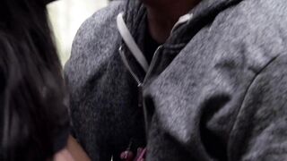 Fascinating large butt black gets her twat smashed hard