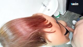 I BANG my fresh employee in the baths! RISKY PUBLIC SEX - Abella olsen