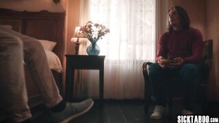 Large booty teen Lexi Lore gave a flawless fellatio and hawt teen enjoyed hardcore anal-act of love in front of ghost