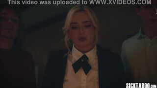 Large booty teen Lexi Lore gave a flawless fellatio and hawt teen enjoyed hardcore anal-act of love in front of ghost