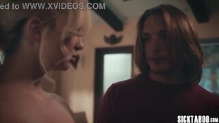 Large booty teen Lexi Lore gave a flawless fellatio and hawt teen enjoyed hardcore anal-act of love in front of ghost