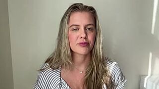 Golden-haired wench Wisconsin Tiff tells all about her gangbangs and banging mature boys