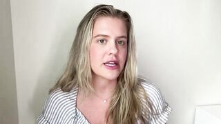 Golden-haired wench Wisconsin Tiff tells all about her gangbangs and banging mature boys