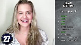 Golden-haired wench Wisconsin Tiff tells all about her gangbangs and banging mature boys