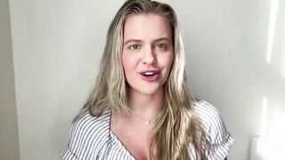 Golden-haired wench Wisconsin Tiff tells all about her gangbangs and banging mature boys