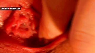 Chunky sweetheart getting loud climax