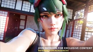 CG Porn : Kiriko Ramrod Ride