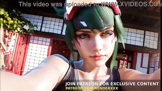 CG Porn : Kiriko Ramrod Ride