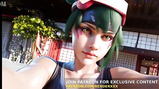 CG Porn : Kiriko Ramrod Ride