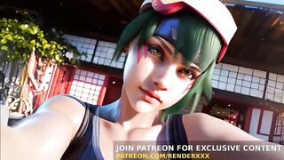 CG Porn : Kiriko Ramrod Ride