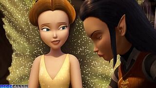 Tinker Bell in Pixie Hollow, u're gonna stop making a mess now!