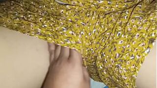 Semen squirts into mother-in-law's pussy