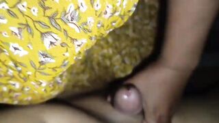 Semen squirts into mother-in-law's pussy