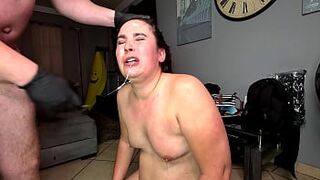 Coarse, hard fanal sexing, face spitting, and slapping whilst wearing latex gloves