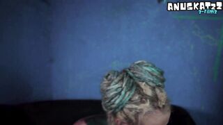 Slender Inked TEEN Masturbation Squirts Gaping and Prolapse Solo Play