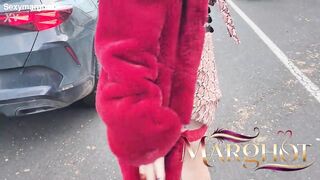 Exhibitionist Parking Lot: Trucker Spots Me and Screws Me Like a Bitch in His Truck Cab