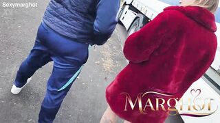 Exhibitionist Parking Lot: Trucker Spots Me and Screws Me Like a Bitch in His Truck Cab