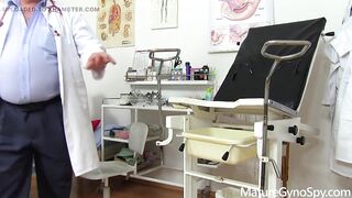 Aged gyno - Medical webcam footage of youthful female gyno patient