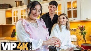 MOMMY4K. Older brunette hair got so lustful and screwed youthful stud at their 1st encounter