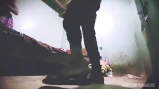 The poor cutie can't take it anymore