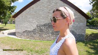 Breasty blond step mamma goes to the roman ruins with her stepson learns smth fresh!