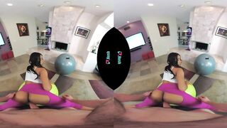 VRHUSH Jenna Foxx gets bent over and banged in yoga panties