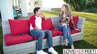Feet Dominatrix Gigi Dior Fucked Outdoors After Feet Worshipping